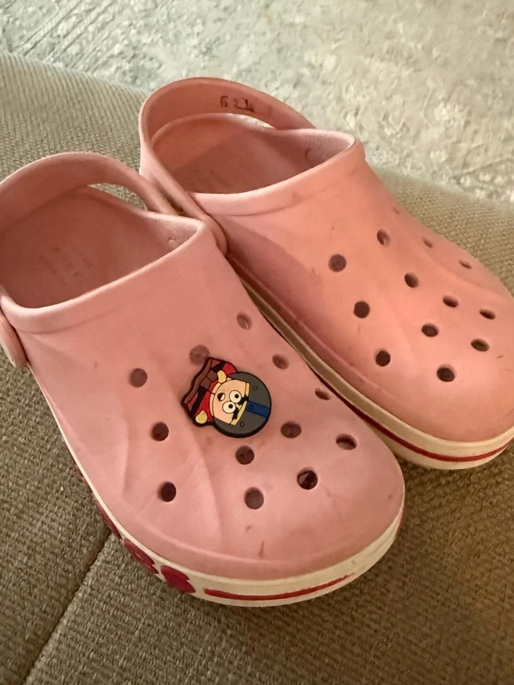 Crocs Kids' Pink Clog Slip-Ons J2